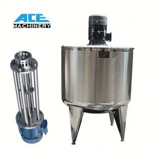 Máquina Mezcladora Homogeneizadora de Pasta Cosmética y Champú de 2000L, Tanque de Mezcla de Acero Inoxidable de Doble Pared con Agitador - Product Image 5