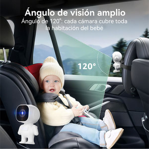 กล้องติดในรถยนต์สำหรับเด็กทารกกระจกที่นั่งในรถยนต์43นิ้วกล้องสำหรับเด็กวัยหัดเดิน12V - Product Image 3