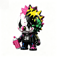 Figurine d'art promotionnelle personnalisable en PVC et ABS, Clown Chaos, boîte mystère, 8 cm, à collectionner pour garçons de 14 ans et plus