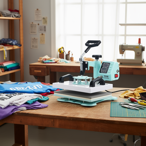 Pressa a Caldo Elettrica Semiautomatica 12x10 pollici per T-shirt - Product Image 2