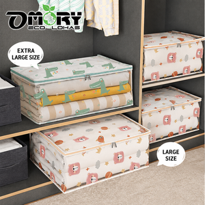 OMORY Transparent <b>Clothes</b> Quilt <b>Storage</b> (Extra Large) Home <b>storage</b> Compression Design EVA <b>storage</b> transparent quilt - Product Image 1