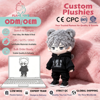 Peluche étoile personnalisée Huggable Peach, douce, avec des détails soignés, pour collectionneur Kidult CPC