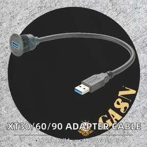 Câble adaptateur personnalisable XT30 XT60 XT90 avec contacts mâles en laiton étamé 2A/50A, boîtier en acier inoxydable, type USB - Product Image 2