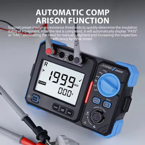 בודק התנגדות בידוד FNIRSI MRT-1050 1000V 200GQ מגה-אוהם מטר מדידת מתח AC <span class=keywords><strong>DC</strong></span> פריקה אוטומטית - Product Image 3