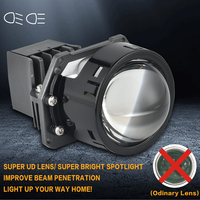 Lentille de projecteur laser Bi-LED de 3 pouces, 12V, en aluminium aéronautique neuf, pour éclairage LED automobile