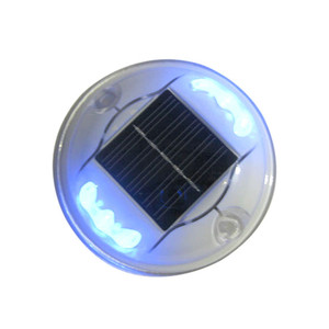 Delineadores de Carretera Reflectantes de Grado Diamante con Ojo de Gato de Plástico de Alta Calidad, LED Solar, Protección IP68, Larga Duración - Product Image 1