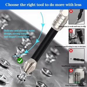 Customized K5 Anti-Slip Impact Drill Bit <b>Set</b> Electric Tool with <b>Phillips</b> Head Bits High Hardness Impact <b>Screwdriver</b> - Product Image 3