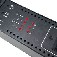 OIT 72KW 12 ports P33 LV Unité de distribution d'énergie 100A MCB Pass Rohs ETL Compteur PDU Petite salle informatique IDC Disjoncteur Boîte pour