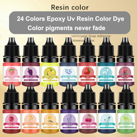 Spécialisée dans la production de concentré de couleur universel de 12 couleurs, pâte de couleur de colle AB de résine époxy UV transfrontalière