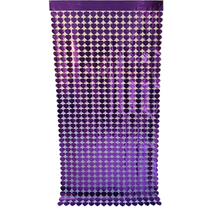 Cortina con flecos de papel de aluminio y corazón de melocotón, decoración de ventanas de fiesta, color <span class=keywords><strong>oro</strong></span> rosa, versión completa - Product Image 6