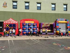 <span class=keywords><strong>Jeux</strong></span> de carnaval publicitaires jeu de fête d'événement gonflable avec un design personnalisé - Product Image 2