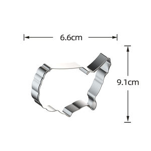 Mapa de caracteres americanos y camino de la bandera nacional Cortadores de galletas de acero inoxidable Insignia de policía de Texas Molde para hornear - Product Image 6