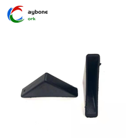 Coin de protection en plastique noir de 50/60/80mm pour l'expédition protecteur d'angle de bord de verre pour l'application d'emballage de boîtes en carton