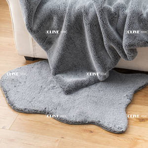 Tela de piel sintética esmerilada para <span class=keywords><strong>Manta</strong></span>, abrigo de ropa, zapatilla, proveedor de tela de piel sintética descargada, <span class=keywords><strong>manta</strong></span> suave Minky de fábrica - Product Image 6