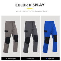 Pantalones de Trabajo Resistentes al Desgaste de Poliéster y Algodón con Logotipo Personalizado, Transpirables para Trabajos de Construcción, Pantalones Cargo