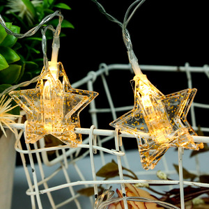 Trang Trí Giáng Sinh 2022 10LED Đèn Led Hình Trái Tim Tình Yêu Vòng Hoa Thẻ Ảnh Clip Led Chuỗi Đèn Cổ Tích - Product Image 1