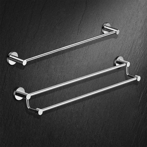 Porte-serviettes mural en acier inoxydable Saint Ruijia 304, barre simple, antidérapant, résistant à la rouille - Product Image 1