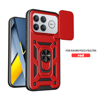 Lichicase 360 °   Coque de téléphone avec béquille magnétique rotative pour Xiaomi Poco F9 Ultra, étui hybride TPU+PC
