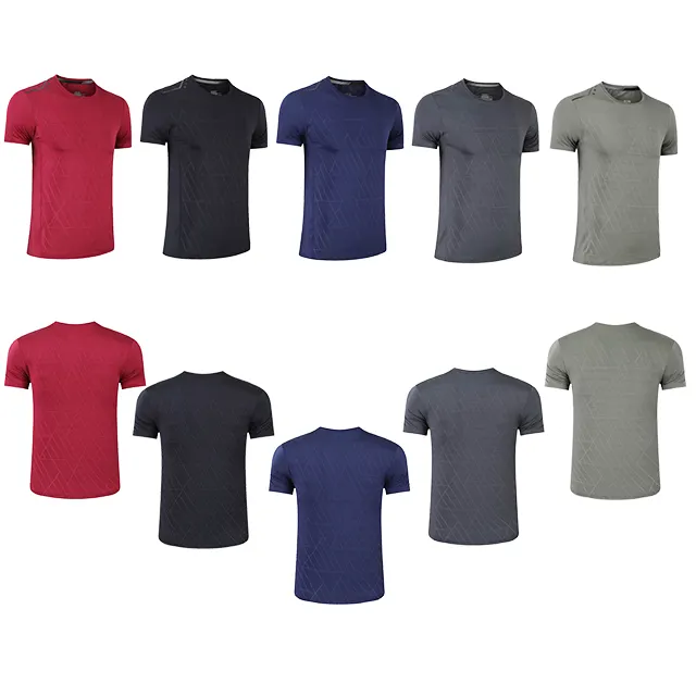 T-shirt d'entraînement pour hommes, en coton, personnalisé, vêtements de Sport, de Fitness, d'athlétisme, vente en gros