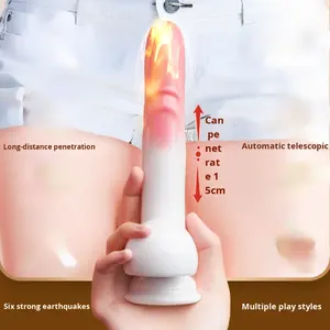 大人の大人のおもちゃ女性のバイブレーター女性のマスターベーションデバイス伸縮シミュレーションペニスソフト肉質 USB 充電式リモコン - Product Image 5
