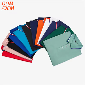 Clothing 100% <b>Polyester</b> Men's Polo Shirts 180GSM Men Clothes Custom Logo Golf Shirt Polo <b>Tshirt</b> - Product Image 1