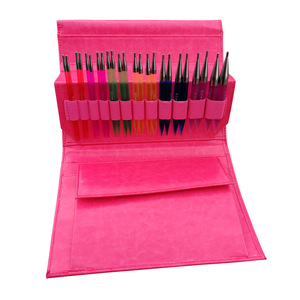 Outils de tricotage, aiguilles à tricoter, aiguilles circulaires détachables en acrylique transparent, aiguilles à boucle interchangeable, lot de <span class=keywords><strong>12</strong></span>, emballage en PU - Product Image 3