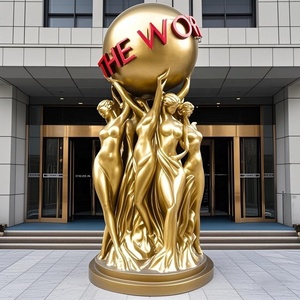 Metal el mundo es tuyo estatua recuerdos personalizados Scarface tamaño completo bronce tamaño real el mundo es tuyo estatua con luces - Product Image 4