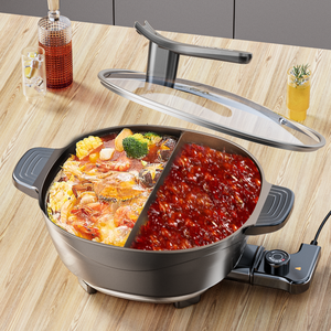 หม้อหุงข้าวไฟฟ้าขนาด 1.8 ลิตร สำหรับใช้ในบ้าน โรงแรม และหม้อไฟฟ้าอเนกประสงค์แบบพกพา - Product Image 1