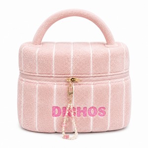 DICHOS for Faux Fur Zipper Closure Fashion Portable Makeup <strong>Case</strong> for Women Travel for Organizer Medium Capacity - Product Image 6
