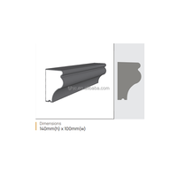 Moulures décoratives en polystyrène expansé (EPS) pour extérieur, corniches, plafonds et avant-toits – Légères, imperméables, durables – Vente directe usine