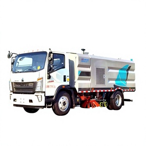 รถกวาดขยะและดูดฝุ่นอเนกประสงค์ Sinotruk รุ่น Clw Customized 4x2 12 ตัน 10 ลูกบาศก์เมตร สำหรับทำความสะอาดถนนและพื้นที่สาธารณะ - Product Image 1