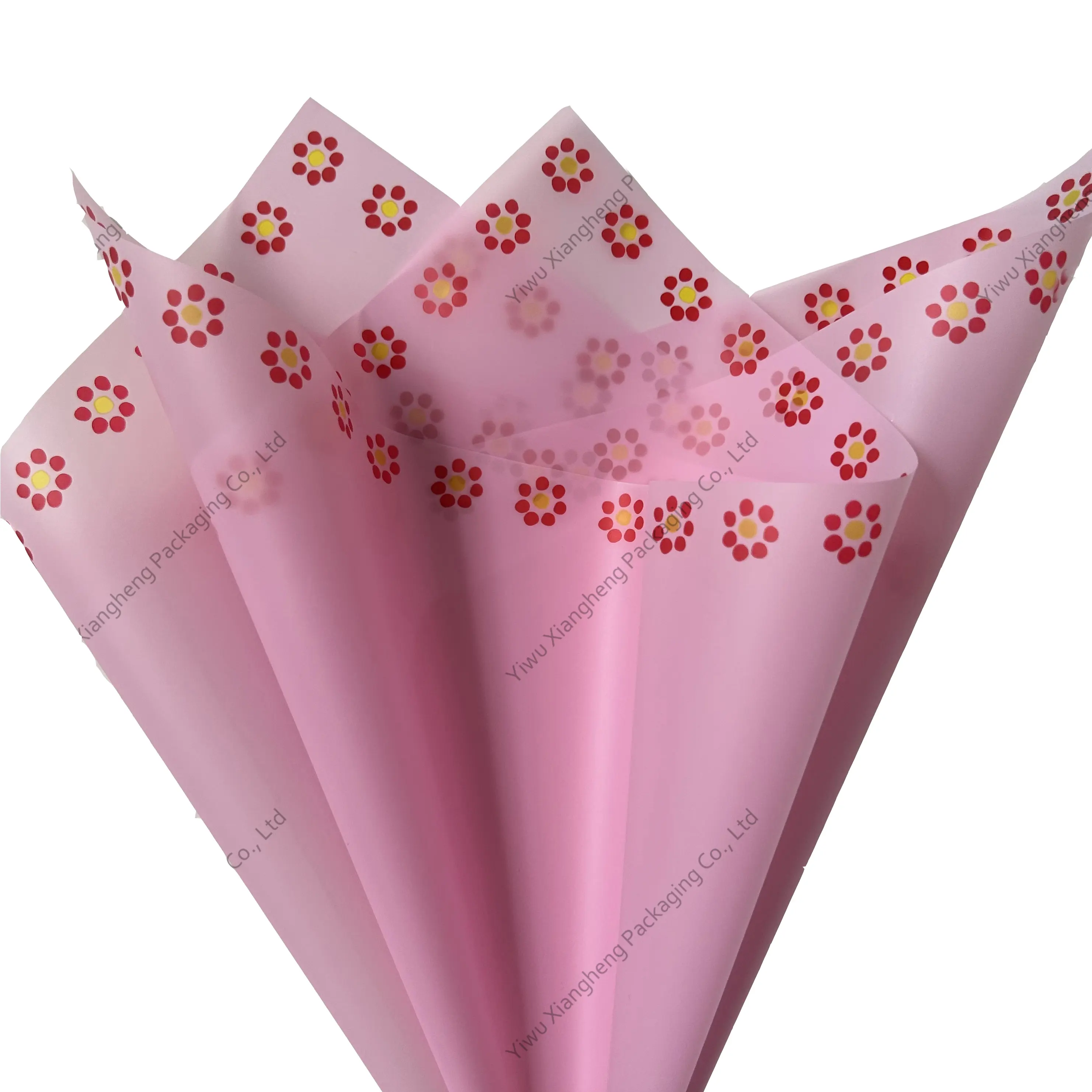 花包装ストロベリー紙スポット卸売バレンタインデー花包装紙