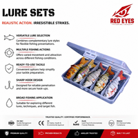 Échantillon Gratuit : Kit de leurres articulés multi-compartiments (5 compartiments), leurres durs de 10 cm pour la pêche en eau douce, support vente en gros et OEM