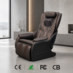 Sillón de Masaje Plegable de Doble Núcleo, Ahorra Espacio, Gravedad Cero, Compacto, con Calefacción, Eléctrico, Reclinable, Estilo Sofá, para Relajación - Product Image 1