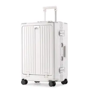Valigie a mano con telaio in alluminio di grande capacità per bagagli in lega di magnesio di vendita calda di nuovo design