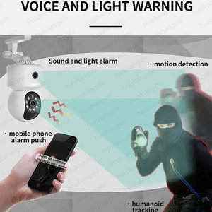 HD 6MP WiFi IP çift Lens çift ekran bebek izleme monitörü ev PTZ otomatik takip kablosuz CCTV Video gözetim güvenlik kamera Yoosee - Product Image 2