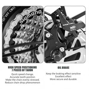 Vélo électrique hybride Cmacewheel V20, batterie 48V 20Ah 960Wh, moteur double 250W/750W, longue autonomie, pneus larges de 20 pouces - Product Image 5