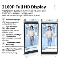 Sistema de Señalización Digital con Pantalla Táctil y IA, Kiosco de Pago Autoservicio para Interiores con SDK y Lector de Códigos de Barras