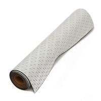 Tapis marin en mousse EVA de haute qualité imitation teck pour bateau, camping-car, yacht - Brun et blanc