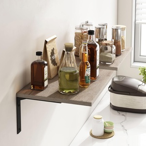 12" Wide Wall Mounted <strong>Floating</strong> <strong>Shelves</strong> for Living Room <strong>Deep</strong> Wall Display <strong>Floating</strong> Display <strong>Shelves</strong> Decorative Flower Pot Display - Product Image 4