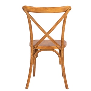 Chaise de <span class=keywords><strong>salle</strong></span> à manger empilable en plastique PP imperméable avec dossier croisé, durable, style ferme, pour la vente en gros, les mariages, les événements de jardin et la <span class=keywords><strong>location</strong></span> - Product Image 3