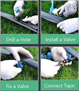 Tuyau d'irrigation agricole flexible en PE haute pression à plat, écologique, pour l'irrigation goutte à goutte en serre, taille personnalisée - Product Image 4