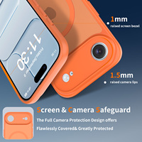Coque de protection antichoc mate en TPU+PC pour appareil photo, style urbain, pour séries 18 Pro/18 Pro Max/17/16/15/14/13