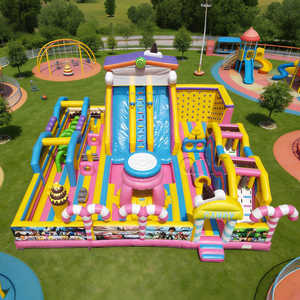 Parque de Aventuras Inflable Extensivo con Múltiples Zonas de Juego para Entretenimiento Comercial y Inflables Grandes - Product Image 1