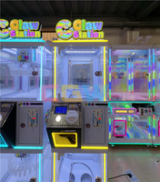 Machine de jeu à pince commerciale à monnayeur, modèle 'Clip and Win', prix USA pour salles d'enfants et entreprises de jeux d'arcade