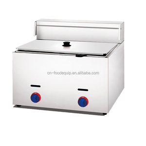 Comptoir extérieur à panier unique GPL commercial ligne gratuite à réservoir unique de <span class=keywords><strong>20</strong></span> <span class=keywords><strong>litres</strong></span> pour <span class=keywords><strong>friteuse</strong></span> à <span class=keywords><strong>gaz</strong></span> de cuisine de table - Product Image 1