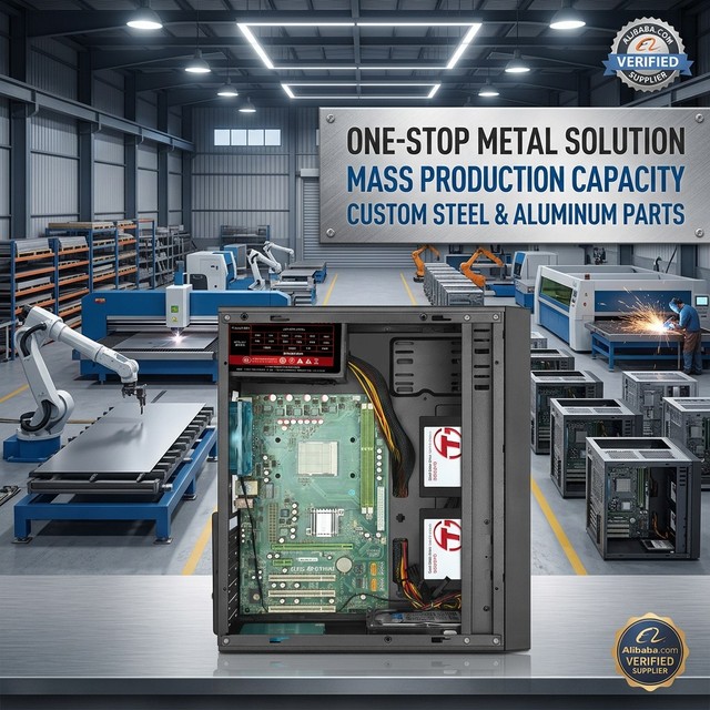 Zhicui Hot Computer Gaming case MATX Mini PC Computer case Aluminum Sheet Metal Fabrication Fabrication Services Server Chassis