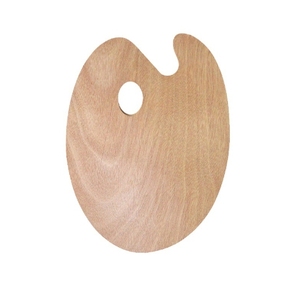 Tavola di pittura <span class=keywords><strong>a</strong></span> olio per studenti di arte <span class=keywords><strong>a</strong></span> forma ovale in legno per acquerello tavola di pittura <span class=keywords><strong>a</strong></span> olio sigillata - Product Image 2