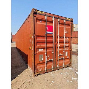 In Stock Used Blue Corten Steel 40HQ ISO9001 Certified Shipping <b>Container</b> Ready to Ship to BRSSZ Santos Port 40ft High Cube - Product Image 2