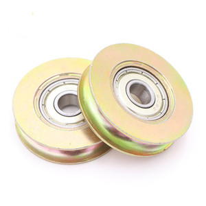 Ruedas de puerta corrediza con ranura en U para servicio pesado, pistas y rodillos para puerta corrediza, polea deslizante - Product Image 1